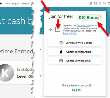 swagbucks sign up link