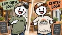 business advertising shirt use case